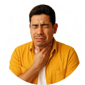 Síntoma: dolor de garganta